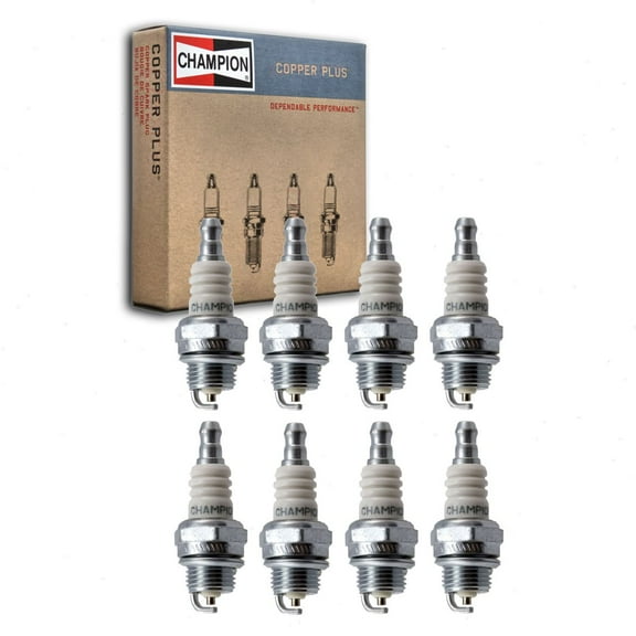 8 pc Champion 848-1 Copper Plus Spark Plugs for CJ8Y Ignition Wire Secondary