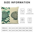 thumbnail image 5 of GOSMITH  Throw Pillow Covers Home Decor Underwater World Coral Seashells Starfish Pillow Cases Decorative Outdoor Cushion Couch Sofa Pillowcases, 5 of 5