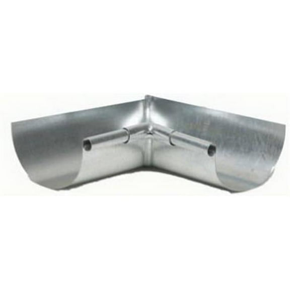 Amerimax Home Products LIS265 Galvanized Half Round Inside Mitre - 5 in