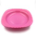 thumbnail image 2 of 10 PLATOS Sopero CUADRADO LISO DE PLASTICO GE COLORES 20 X 3.5 rosa, 2 of 2