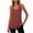 Red, variant on Zynoxe Womens Spaghetti Strap Tank Tops Summer Solid Color Sleeveless Camisole Tops for Women Casual Comfortable Round Neck Fitness Clothing (Gray,S)