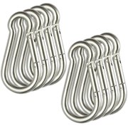 Spring Snap Hook 304 Stainless Steel Carabiner Camping Hiking Traveling Fishing
