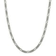 thumbnail image 1 of SS Rhodium Plated 5.25mm Figaro Chain (Weight: 21.8 Grams, Length: 20 Inches), 1 of 4