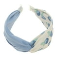 thumbnail image 4 of Unique Bargains 1 Pc Wide Tie Print Headbands for Women Blue, 4 of 6