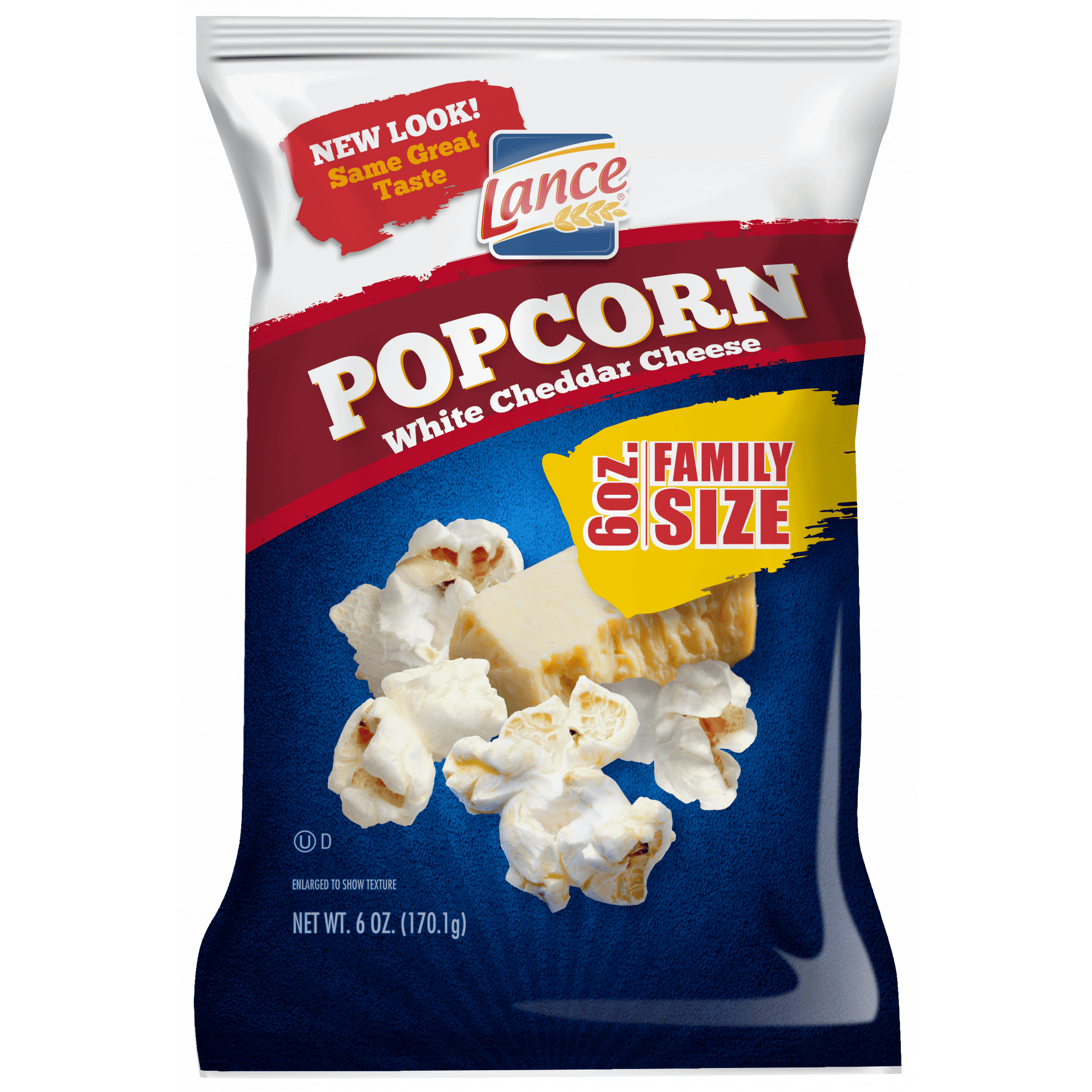 Lance White Cheddar Popcorn Family Size, 6 Oz. - Walmart.com 