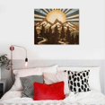 thumbnail image 3 of Orinice Canvas Wall Art Western Decor Winter Snow Mountain Forest Landscape Nature Wilderness Modern Relaxing Zen Living Room, Bedroom, Office - 20x16 inches, 3 of 3