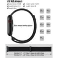 thumbnail image 2 of XiHAMA Nylon Loop Sport Band Compatible with Apple Watch Bands for Women Men 40mm 44mm 45mm 46mm 49mm 38mm 42mm, iWatch Wrist Straps for Ultra 2, SE, Series 10 9 8 7, Breathable Soft Band for Outdoor, 2 of 7
