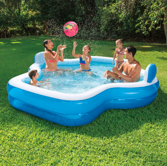 10' x 6'  FREE SHIP NEW Extra Large Above Ground Family Sized Inflatable Pool 