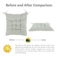 thumbnail image 5 of Fyeme 2 Pcs Seat Cushions,40*40cm Practical Washable Cotton Linen Seat Cushions Durable Wear-resisting Square Comfort Seat Pads, 5 of 7