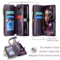 thumbnail image 2 of Funda Wallet Defcase compatible con iPhone 14 Pro, color morado, 2 of 9