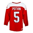 thumbnail image 1 of Denis Potvin Autographed Team Canada Custom Hockey Nation Jersey, 1 of 2