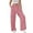 Pink #812, variant on Bovemsi Casual Pants for Women Womens High Waisted Wide Leg Cargo Baggy Dress Work Trousers With 4 Pockets 2025 Trendy Beach Trousers