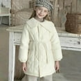 thumbnail image 4 of Adults' Casual Warm Jacket Solid Color Knitted Yarn Collar Button Thickened Mid Length, 4 of 5