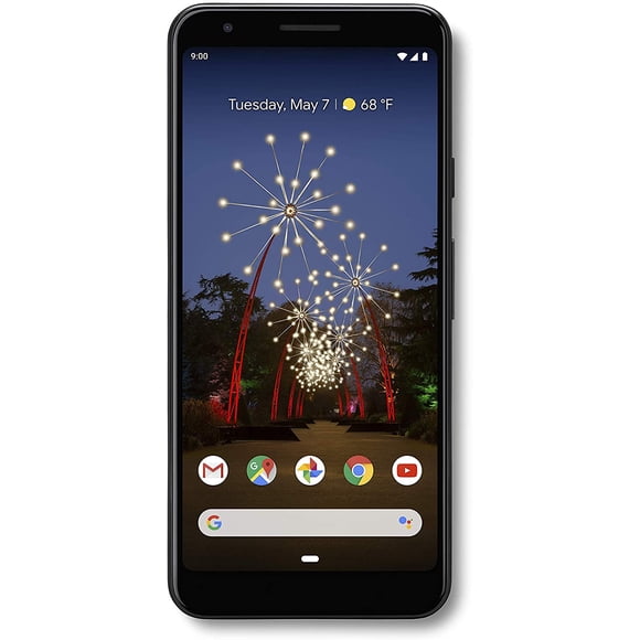 Google Pixel 3a 64GB Smartphone | Just Black | Unlocked | Certified Refurbished