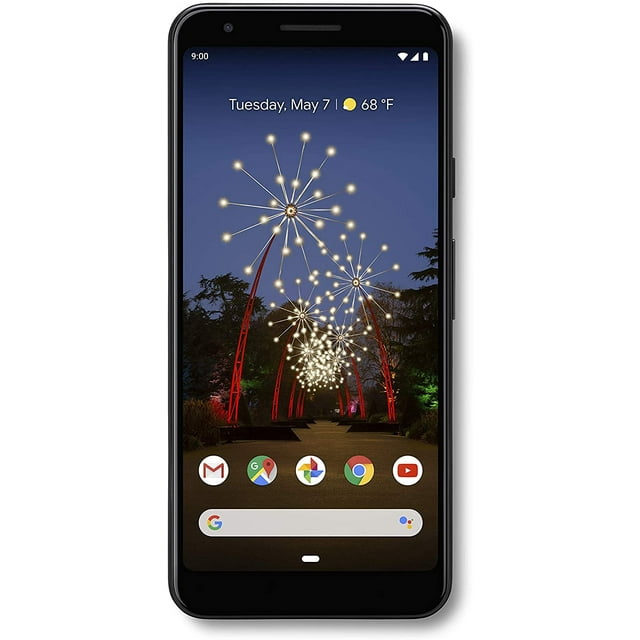 Google Téléphone Intelligent Pixel 3a 64 Go Noir Déverrouillé Certifié Rénové