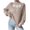 Beige, variant on Cavosen Sweater for Women Flower Knit High Neck Knit Sweater Solid Pullover Fall Dressy Warm Outfits