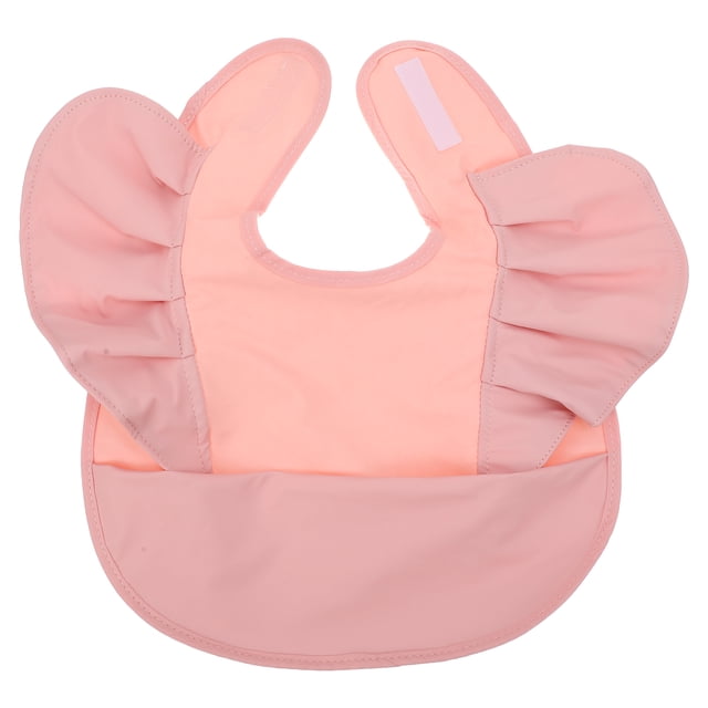 GOOHOCHY Babero de tela no tejida para niños con encaje para la alimentación de la dentadura