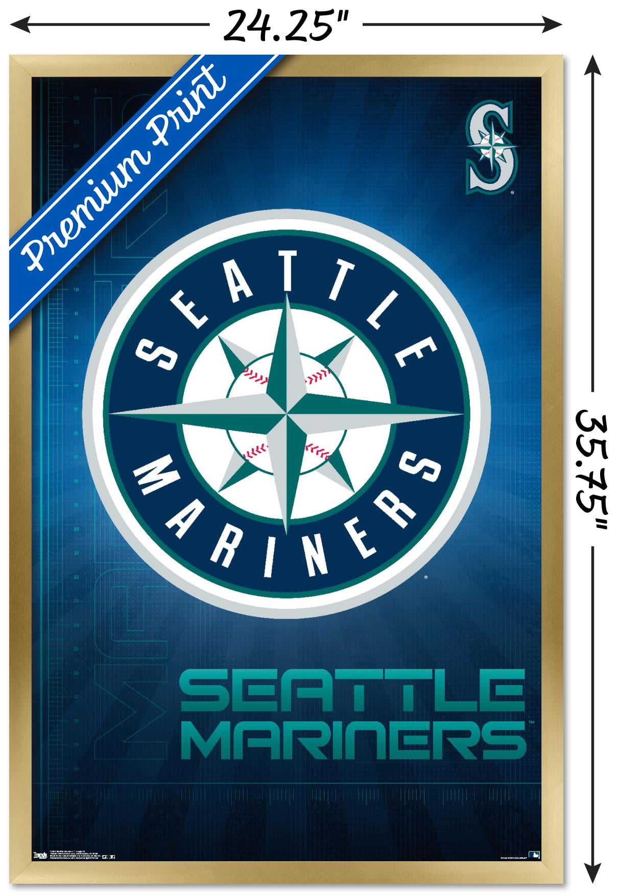 Buy Seattle Mariners Number 24 8X10 Giclee Print Online in India