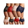thumbnail image 4 of Bmnmsl Women Lace Panties Stretched Lace Cozy Briefs Solid Color Underwear, 4 of 5