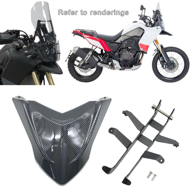 Extensor de guardabarros, accesorios de motocicleta, cubierta protectora de rueda de extensión de delantero, apta para Yamaha Tenere 700 XT700Z Macarena Guardabarros delantero