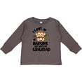 thumbnail image 3 of Inktastic Monkey I Love Hanging out with My Grandad Boys or Girls Long Sleeve Toddler T-Shirt, 3 of 5