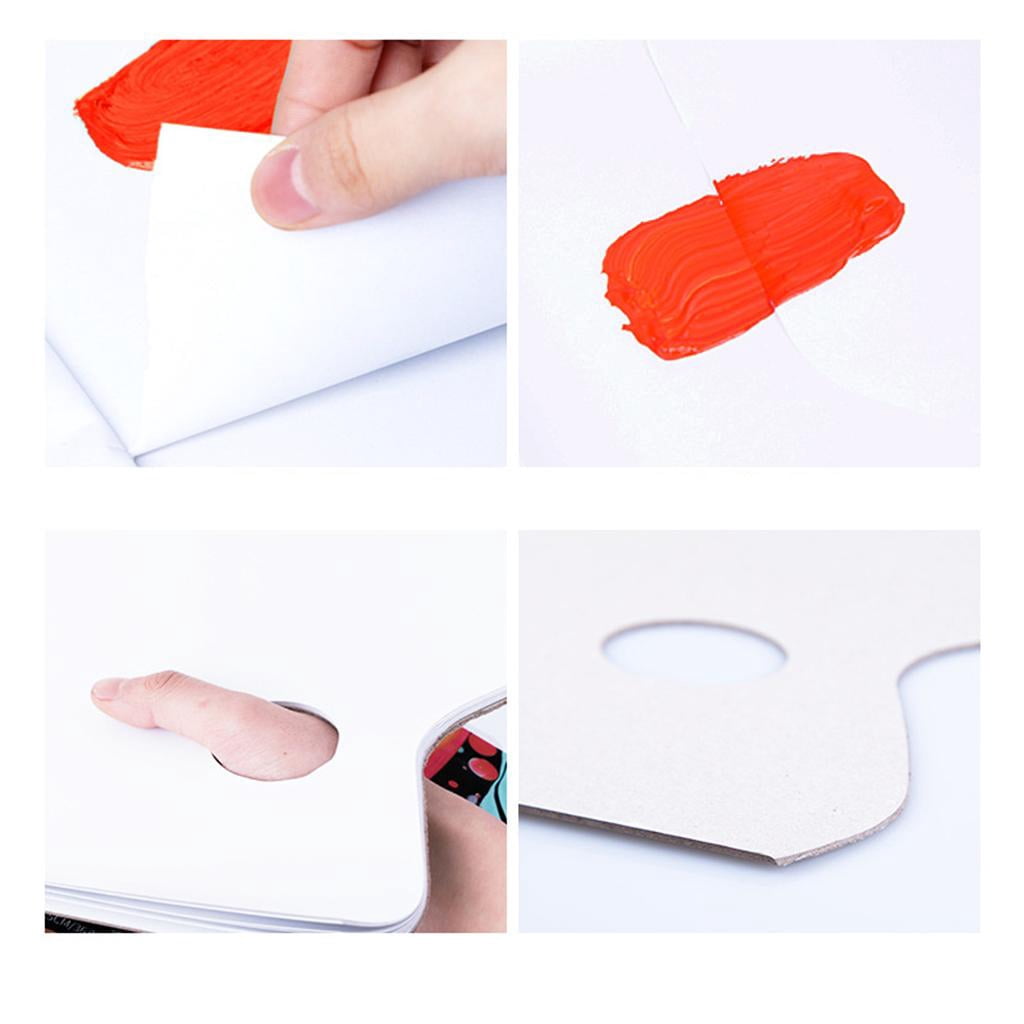 Milageto 36 Sheets Paper Pallets Disposable Paper Pad Tear- for Oil And Acrylic Painting 25x35cm