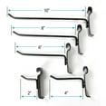 thumbnail image 2 of 50 Gridwall Hooks - 10 Each - 2" 4" 6" 8" 10" - Gridwall Hooks Assortment - Sturdy Metal Gridwall Accessories for Wire Grid - Durable Grid Wall Hooks Set for Retail Displays and Storage Solutions, 2 of 7