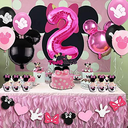 Minnie Mouse Birthday Cake - A Two Tier Cake Design |Decorated Treats