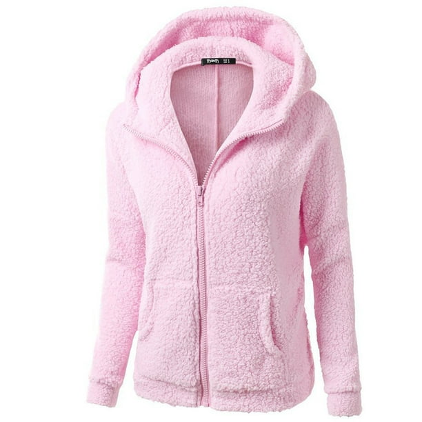 Pntutb, suéter con capucha para mujer, abrigo de invierno cálido de lana con cremallera, abrigo de algodón, prendas de vestir, Pks Pntutb Pntutb-4894