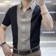 thumbnail image 5 of Camisas para hombre Camisa negra de manga corta para hombre de negocios Hipster Novedades en moda Hombre 2024 Trendyol Elegante I Asia Tops Estética Venta, 5 of 5