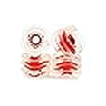 thumbnail image 3 of Shark Wheel Roues de Longboard de Croisière 72 mm, Formule DNA, Ensemble de 4 Roues (Rouge Clair, 72 mm), 3 of 4