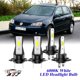 thumbnail image 1 of Compatible con Volkswagen Golf 1999 2000-2006 Kit de bombillas LED para faros (combo de luz alta y baja) (Paquete de 4), blancas 6500K 10,000LM súper brillantes, plug and play, 1 of 10
