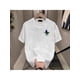 thumbnail image 1 of New unisex T-shirt for men and women, featuring a round neckline, made of 100% cotton, with a trendy loose fit that is soft and comfortable, perfect for men's spring and summer short-sleeve, 1 of 7