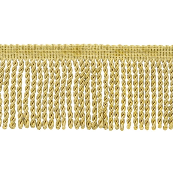 3" (7.5cm) Bullion Fringe Trim # EF300,, Honey Gold #PR07 (Light Gold, Yellow Gold, Light Beige) 5 Yards (15 ft/4.5m)