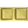 505-Raised Panel 2 ft. x 4 ft. PVC Lay-in Ceiling Tile in Antique Brass (8 Sq.ft) - 1 Piece