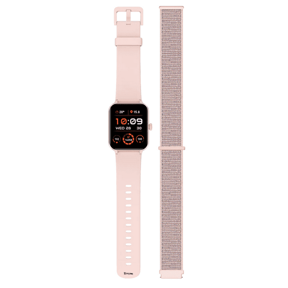 Smartwatch Blossom 1,85'' Reloj Inteligente Bluetooth Llamada Ip68 rosa