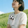 thumbnail image 7 of Football Handheld Fan with Digital Display Ice Cooling 120° Foldable USB Rechargeable Portable Mini Fan for Sports Outdoor by PALIFEUR, 7 of 7