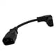 thumbnail image 3 of 4 Piezas 18 cm IEC 320 90 Grados C13 3 Pines Hembra una C14 3 Pines Macho PDU Fuente de AlimentacióN Cable de ExtensióN para Computadora LED HDTV Monitor y EscáNer, 3 of 5