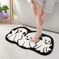 thumbnail image 4 of Halloween Bath Rugs, Gus The Ghost Figural Doormat Bathroom Rug, Non- Floor Mat for Bedroom Home Living Room Kitchen Floor Halloween Decoration, 4 of 5