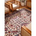 thumbnail image 4 of Rugsotic Carpets Eco-Friendly Handmade Knotted White Blue Oriental Area Rugs, 5'x8', Rectangle, Silk And Wool, Quick Dry, 4 of 13