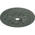 thumbnail image 3 of Ekena Millwork 23 5/8"OD x 3"ID x 2"P Bordeaux Deluxe Ceiling Medallion (Fits Canopies up to 4"), Hand-Painted Cloud Burst Crackle, 3 of 6