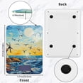 thumbnail image 2 of Tower Birds Sea Painting Sun Food Scale Digital Kitchen Scale Waterproof Tempered Glass Tare Function 11 lb for Baking Cooking Meal Prep, 2 of 7