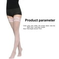 thumbnail image 7 of Dengjunhu Stockings Lace Top Elastic Sexy Women See-through Stockings for Dating, 7 of 7