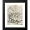 thumbnail image 2 of Francesco Monti 11x14 Black Modern Framed Museum Art Print Titled - Cavalry Engagement (1646-1712), 2 of 5