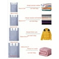 thumbnail image 5 of 5pcs Large-Sized Thick Plastic Moving Bags, Clothes & Comforters Storage Bags, 5 of 5