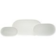 thumbnail image 1 of Red Vanilla ET1919-003 Ensemble de Plateaux Blancs - 3 Pcs, 1 of 1