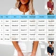 thumbnail image 3 of HomeDM Womens Long Sleeve Cotton Shirts Solid Color Basic Fall Summer Button Down Crew Neck Tops Casual Business Beach Tee Shirts - White/L, 3 of 7