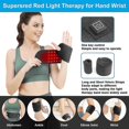 thumbnail image 3 of 850nm Near Infrared Red Light Therapy Wrist Wrap Pad Belt For Pain Relief Joint, 3 of 5