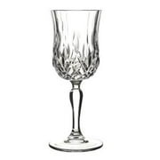 Lorren Home Trends Opera 6 oz. Crystal All Purpose Wine Glass (Set of 6)