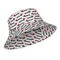 thumbnail image 2 of Kdxio Reflective Bucket Hat - Christmas Dachshund Print Bucket Hat for Men,Women, 2 of 9